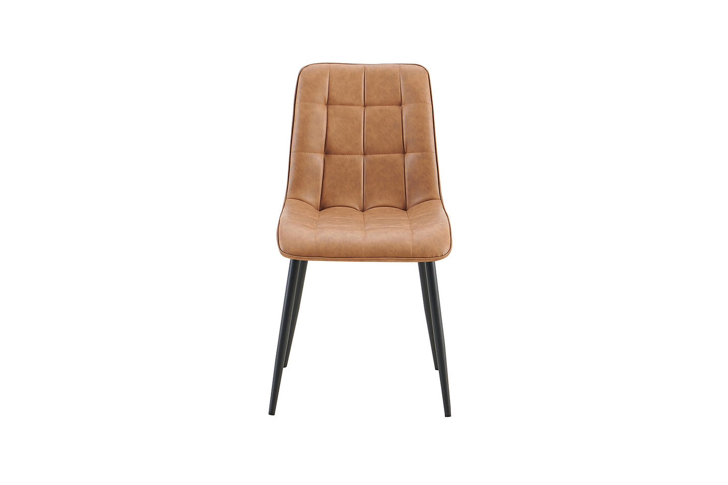 Set van 4 stoelen 'Furas' Vintage PU Cognac