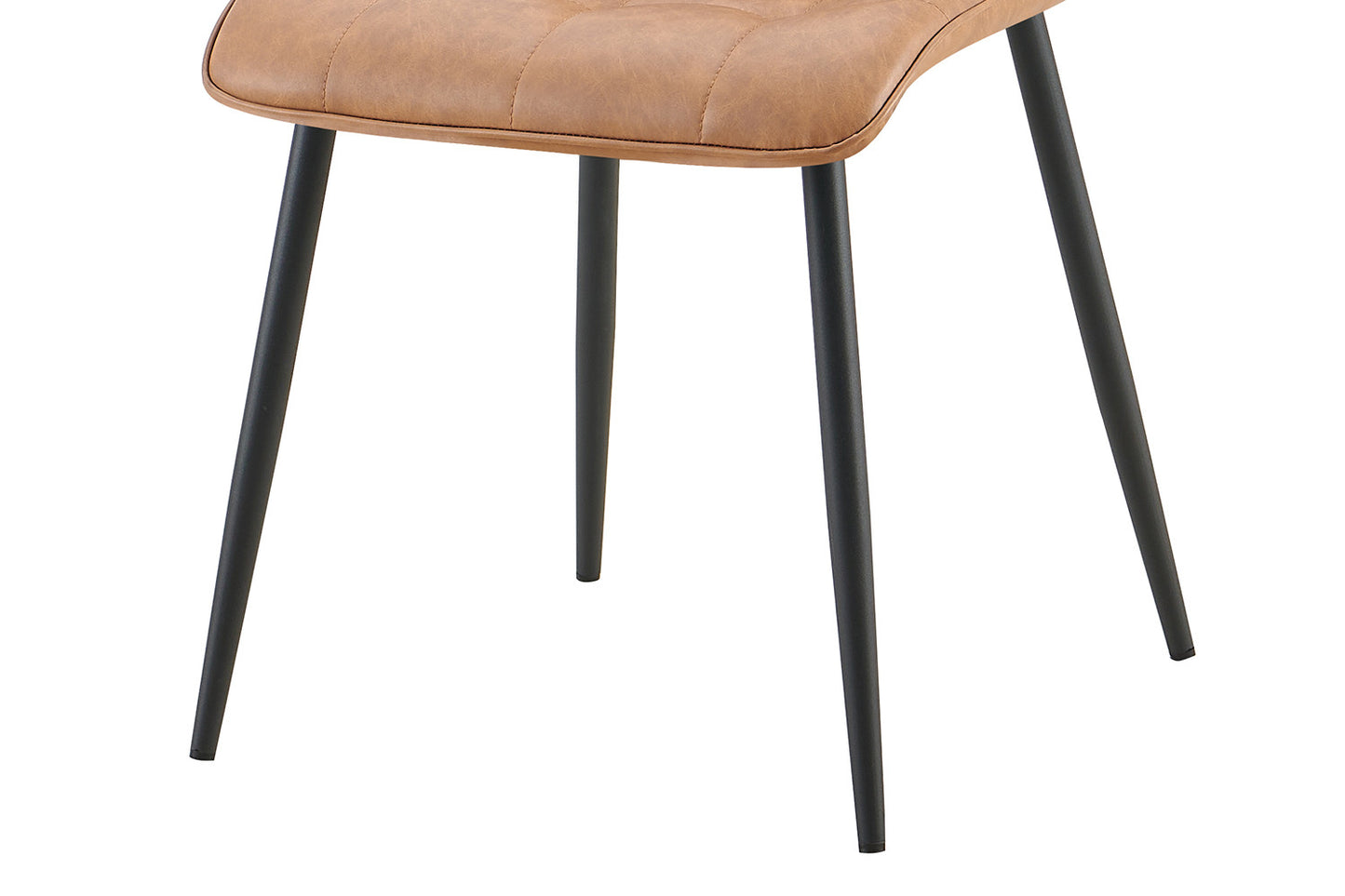 Set van 4 stoelen 'Furas' Vintage PU Cognac