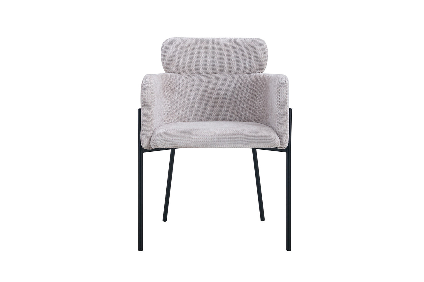 Stoel 'Naomi' Stof Beige (2 per doos)