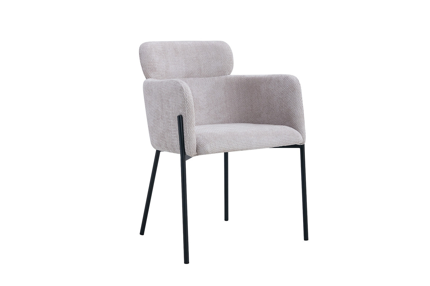 Stoel 'Naomi' Stof Beige (2 per doos)