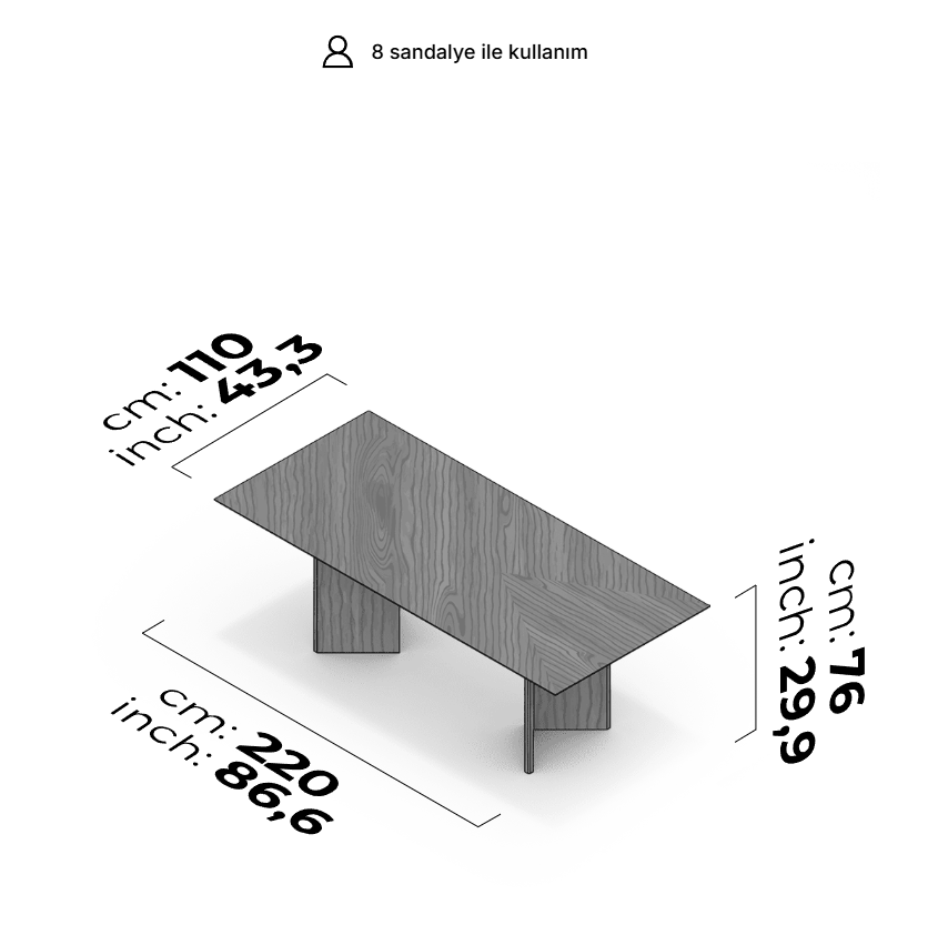 Heritage Console 235x50 cm