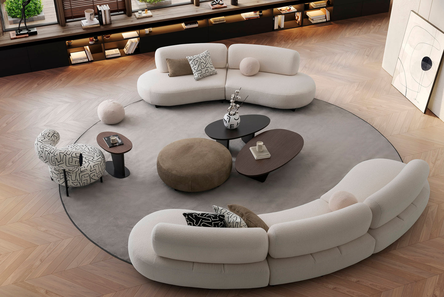Bonbon Pouf (Ø 108cm)