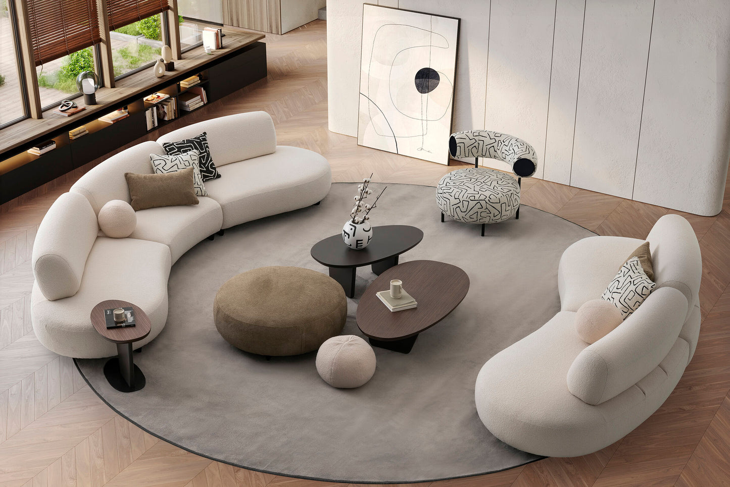 Bonbon Pouf (Ø 108cm)