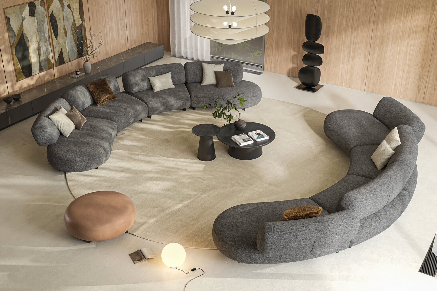 Bonbon Pouf (Ø 108cm)