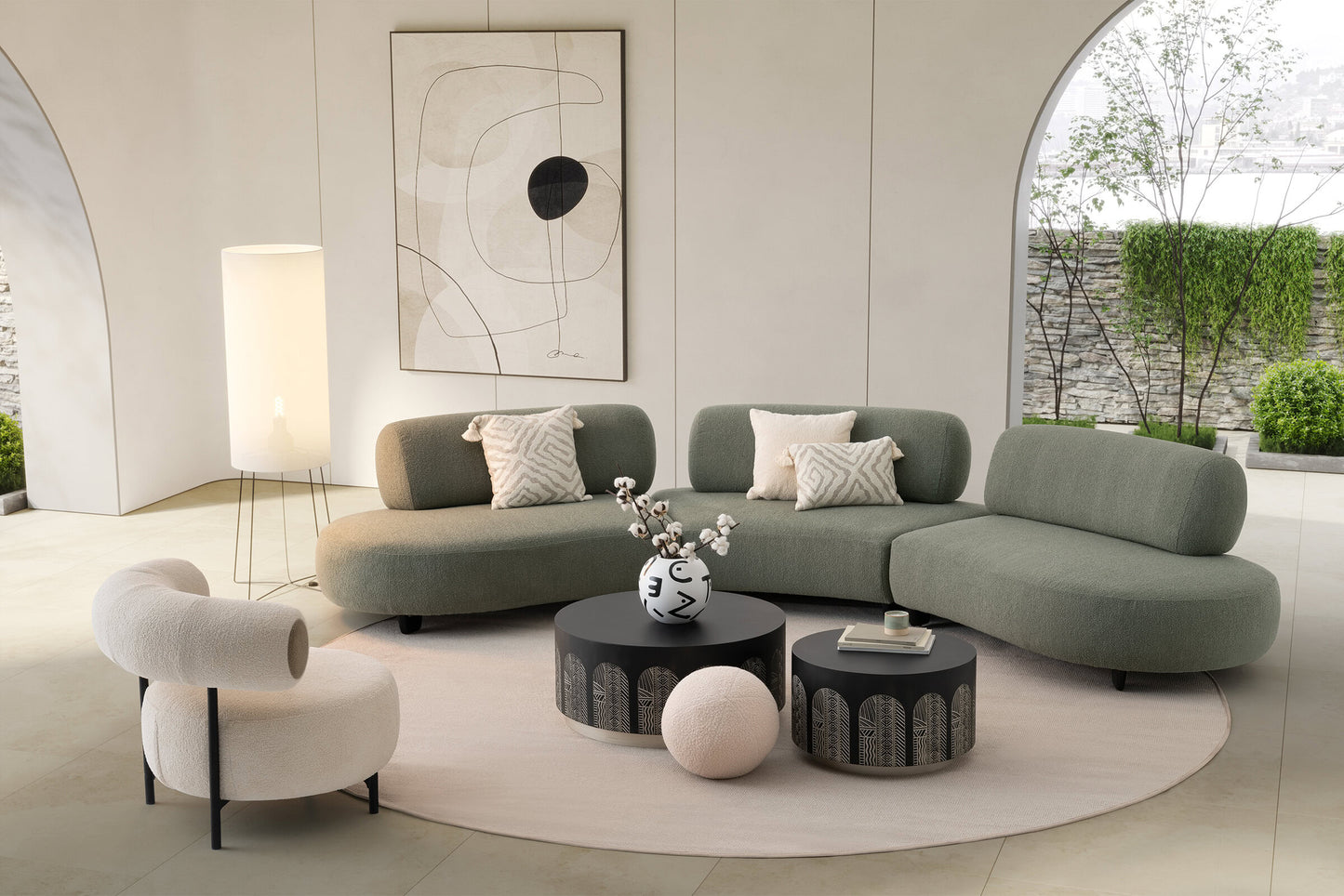 Bonbon Pouf (Ø 108cm)