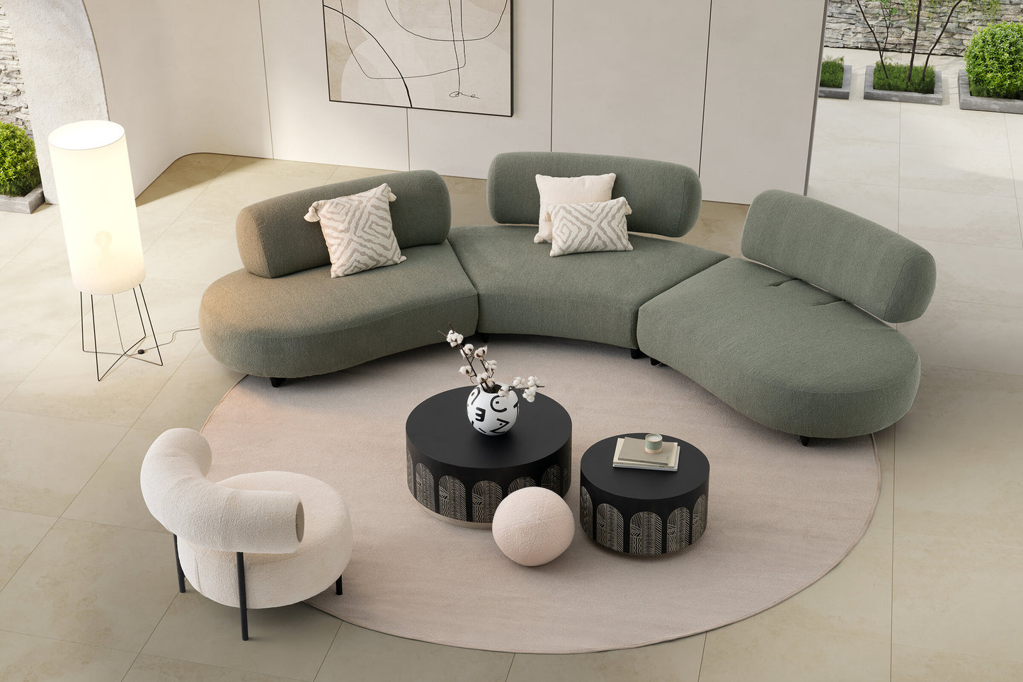 Bonbon Pouf (Ø 108cm)
