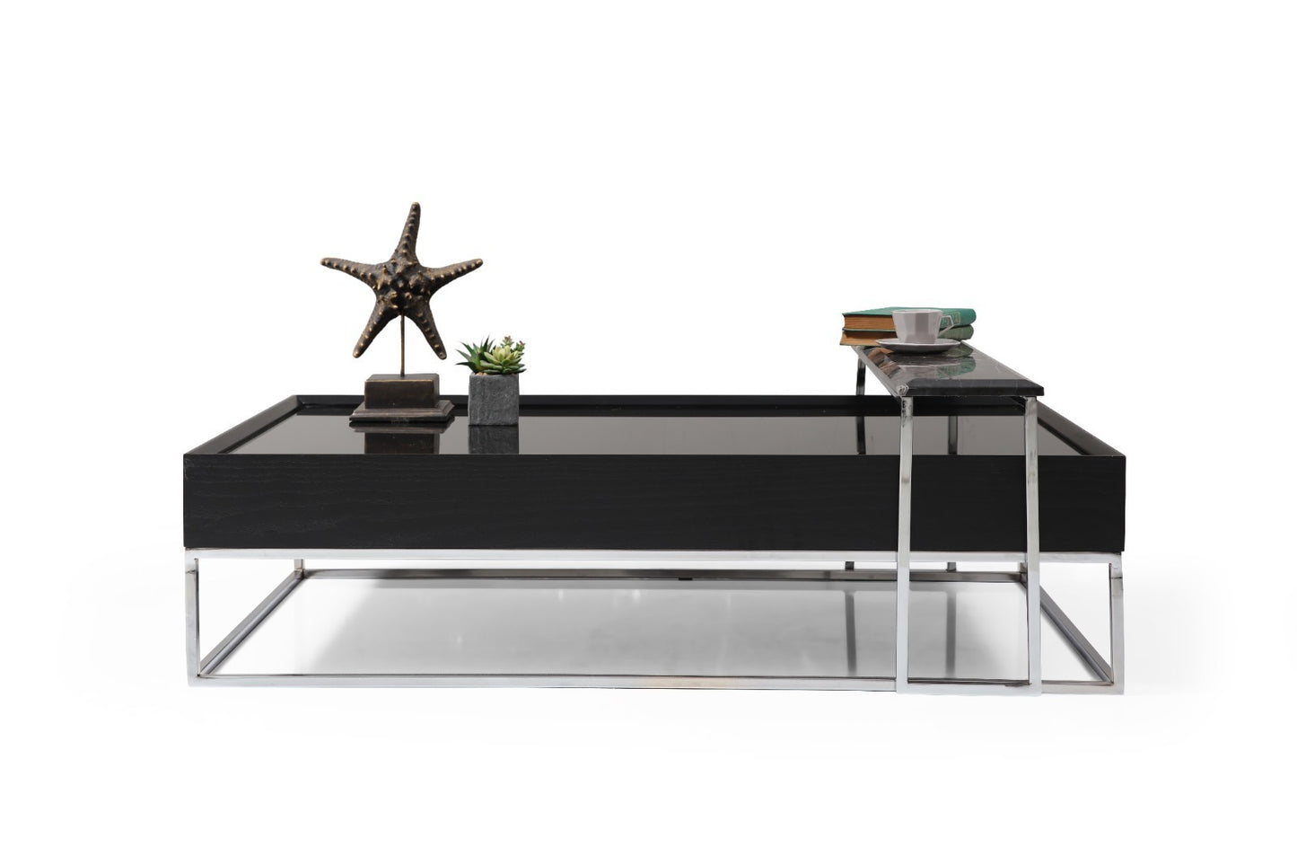 CROWN Zwart Salontafel Set