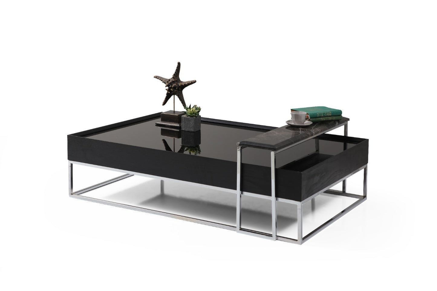 CROWN Zwart Salontafel Set