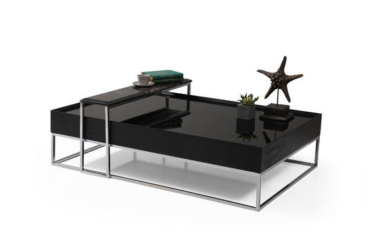 CROWN Zwart Salontafel Set