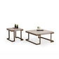 BOGOTA Travertine Salontafel Set