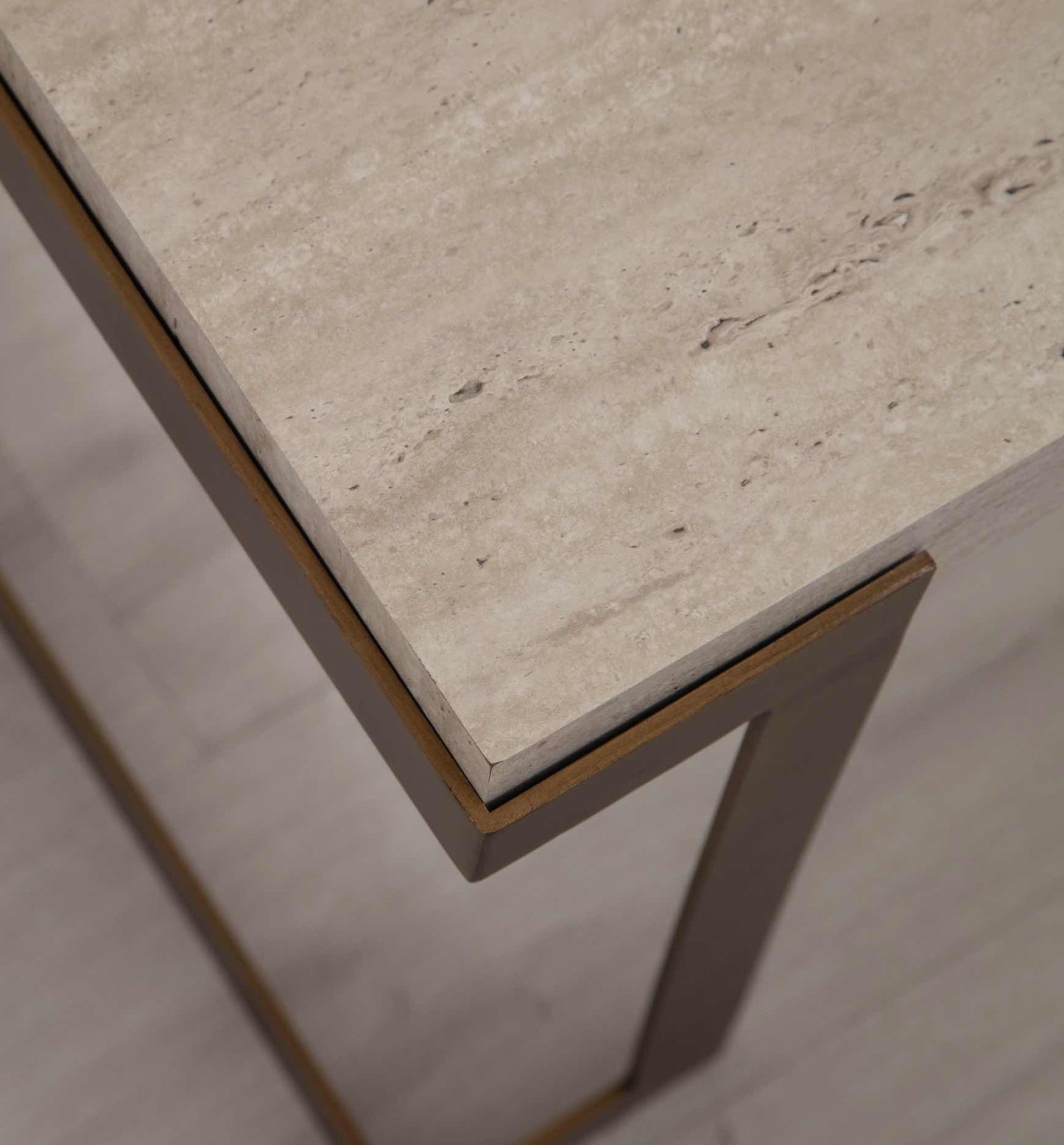 BOGOTA Travertine Salontafel Set