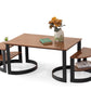 FUGA Zwart Salontafel Set