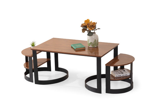 FUGA Zwart Salontafel Set