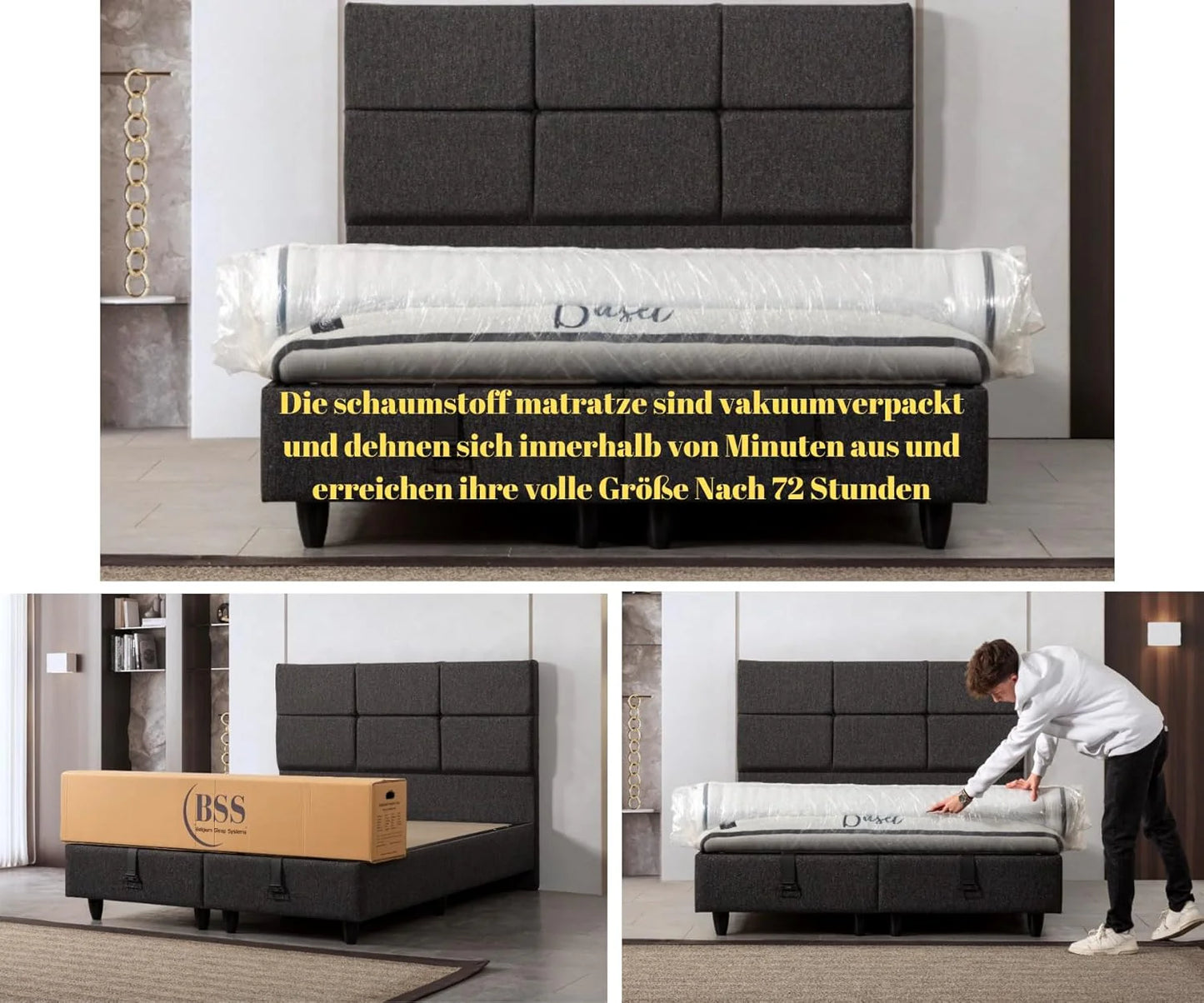 Basel (ROLLPACK) (Mattress)