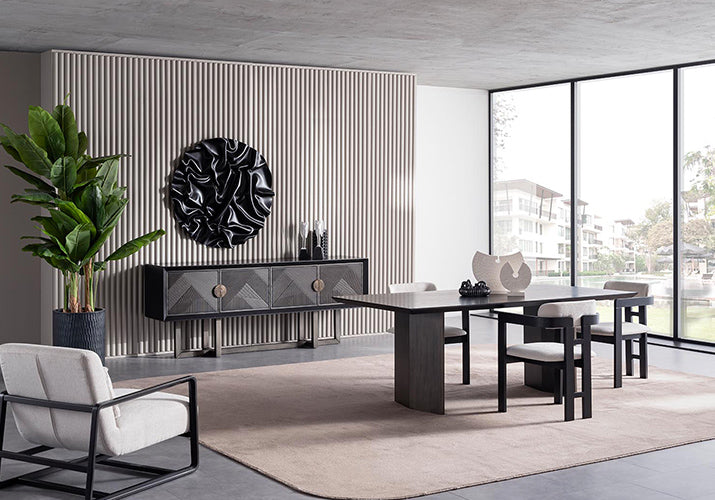 Cross Zwart Console 220cm