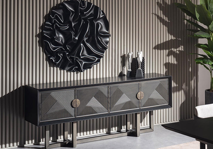 Cross Zwart Console 220cm