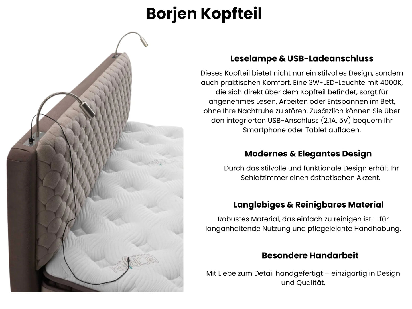 Borjen Boxspring Set