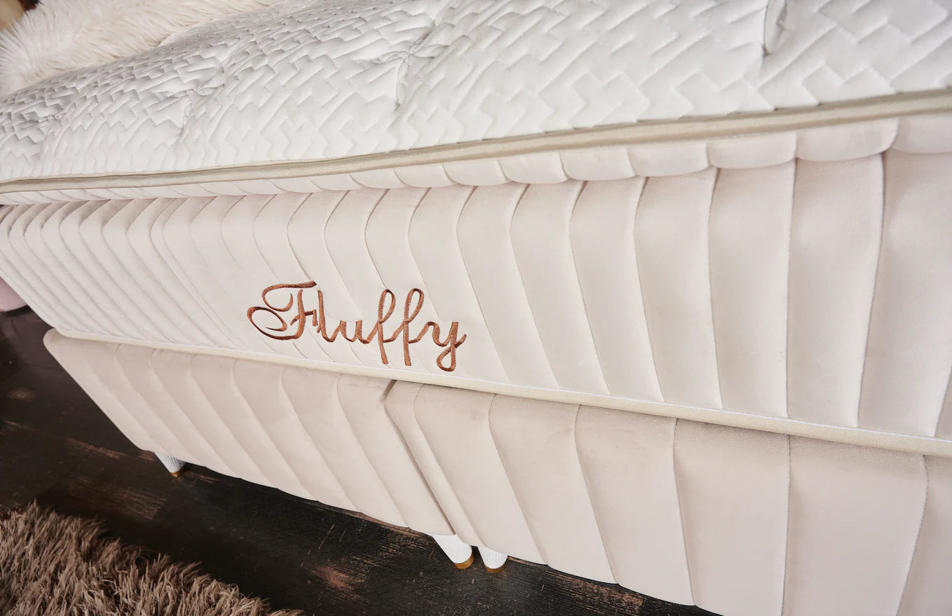 Fluffy Boxspring Set