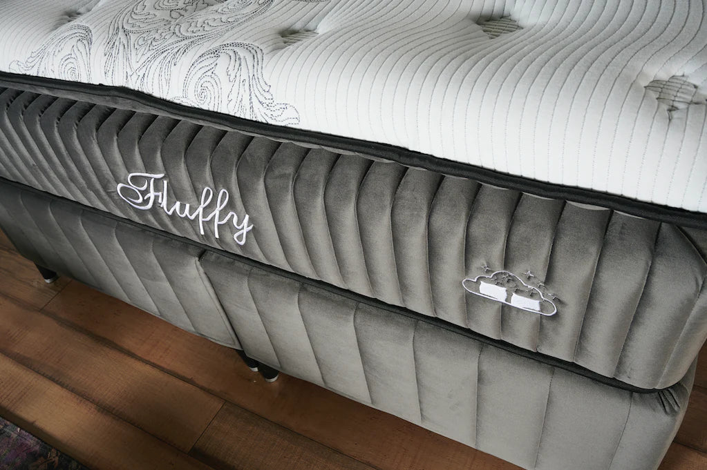 Fluffy Boxspring Set