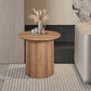 Salontafel 'Lagos' 50 cm Rond Decor Donkerbruin