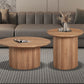 Salontafel 'Lagos' 50 cm Rond Decor Donkerbruin