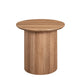Salontafel 'Lagos' 50 cm Rond Decor Donkerbruin
