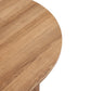 Salontafel 'Lagos' 50 cm Rond Decor Donkerbruin