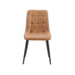 Set van 4 stoelen 'Furas' Vintage PU Cognac
