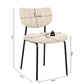 Stoel 'Antura' Stof Beige (2 per doos)