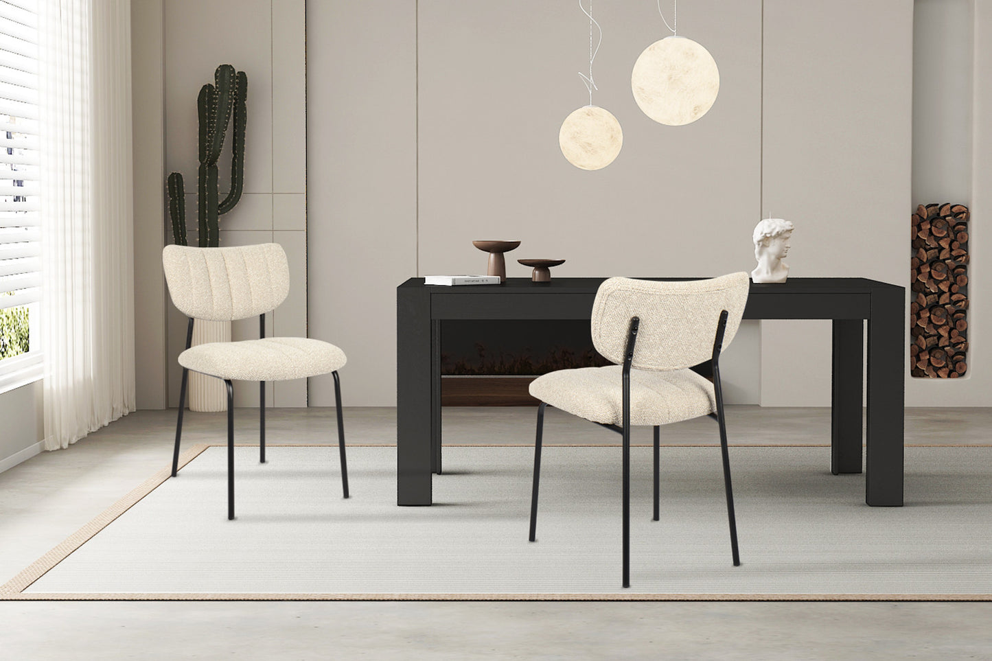 Stoel 'Antura' Stof Beige (2 per doos)