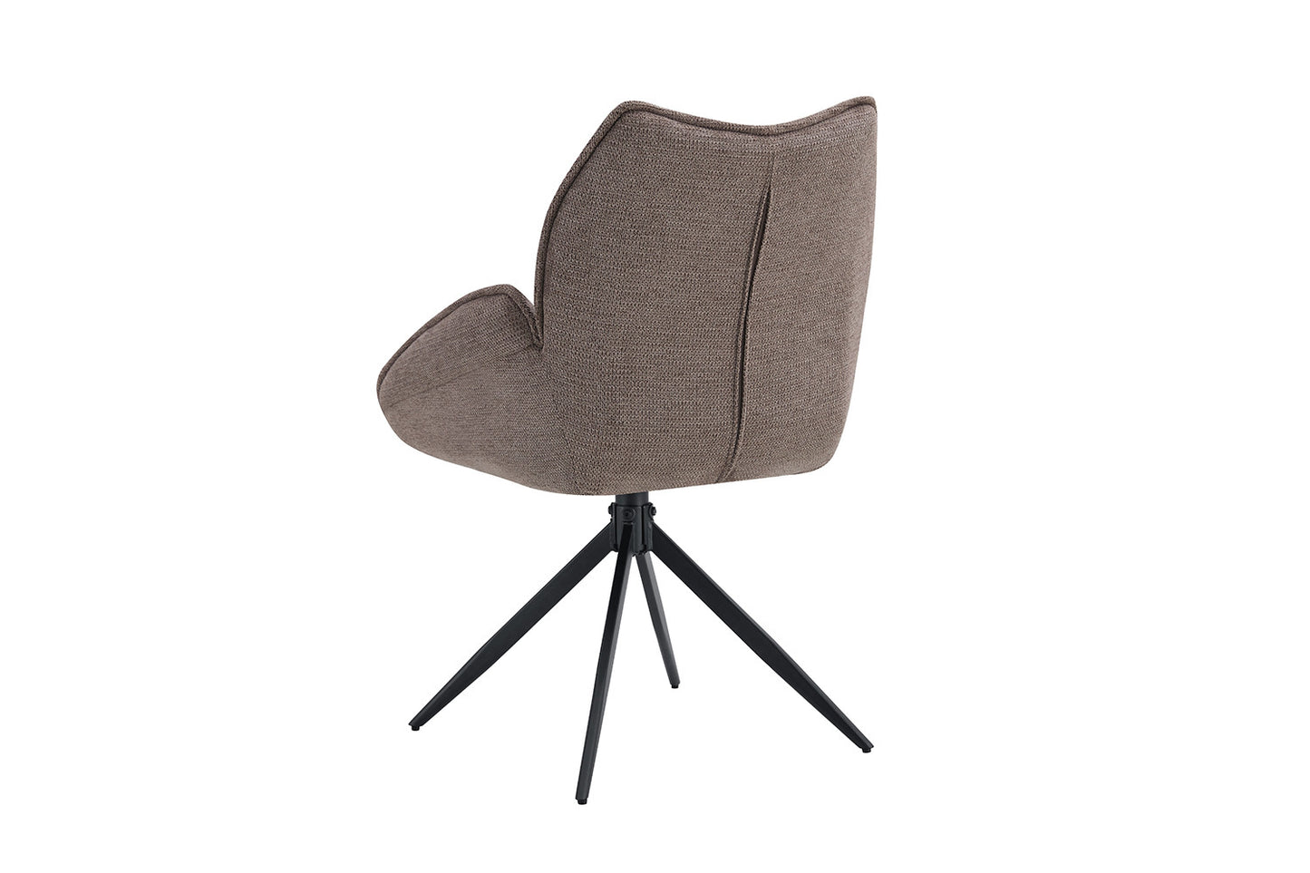 Stoel 'Mahi' Draaibaar Stof Peper (2 per doos)