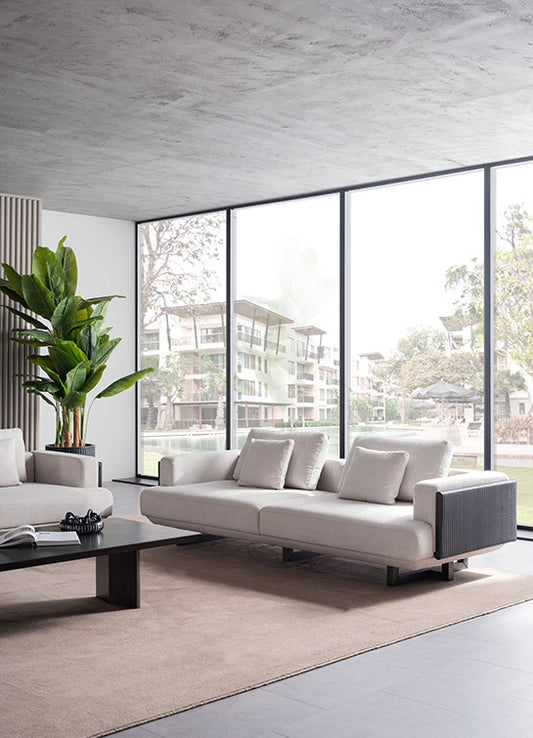 Cross Zwart 3-Zitsbank