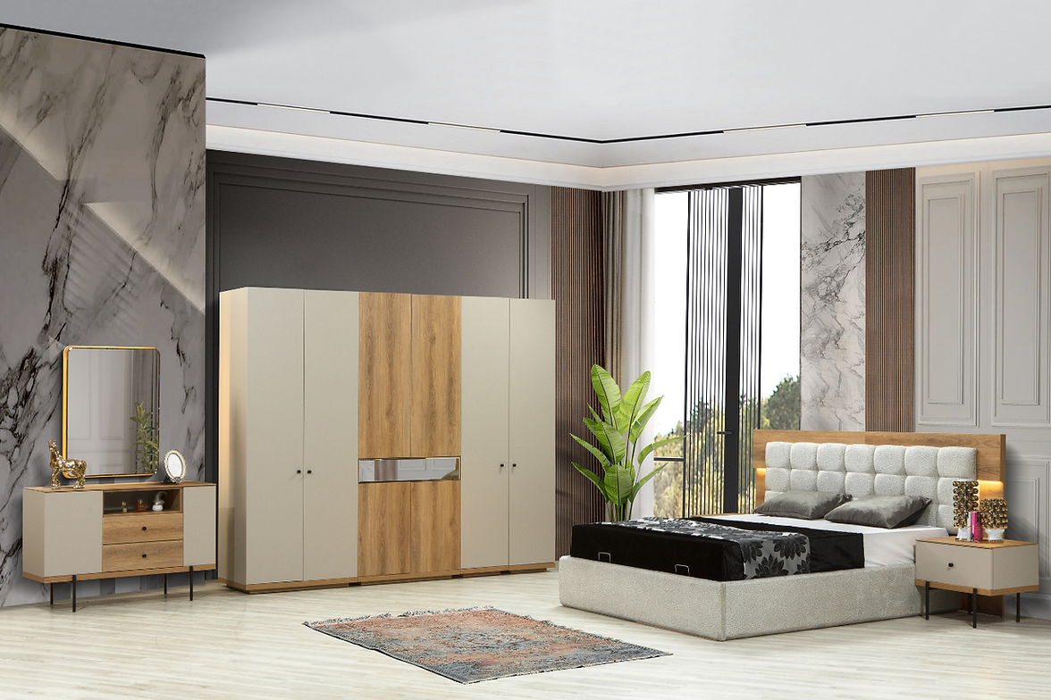 Belen Kledingkast met 6 Deuren