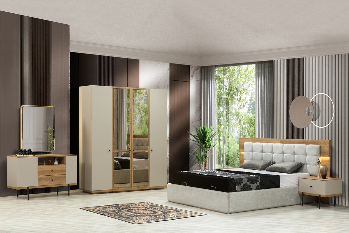 Belen Bedframe met Opbergdoos, 160x200 cm