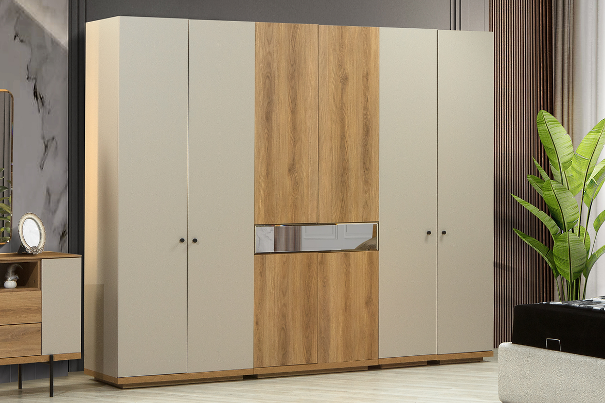 Belen Kledingkast met 6 Deuren