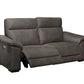 MIRABEL DRIEZIT MET 2 ELECTRISCHE RELAXEN  STOF DARK GREY