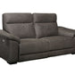 MIRABEL DRIEZIT MET 2 ELECTRISCHE RELAXEN  STOF DARK GREY