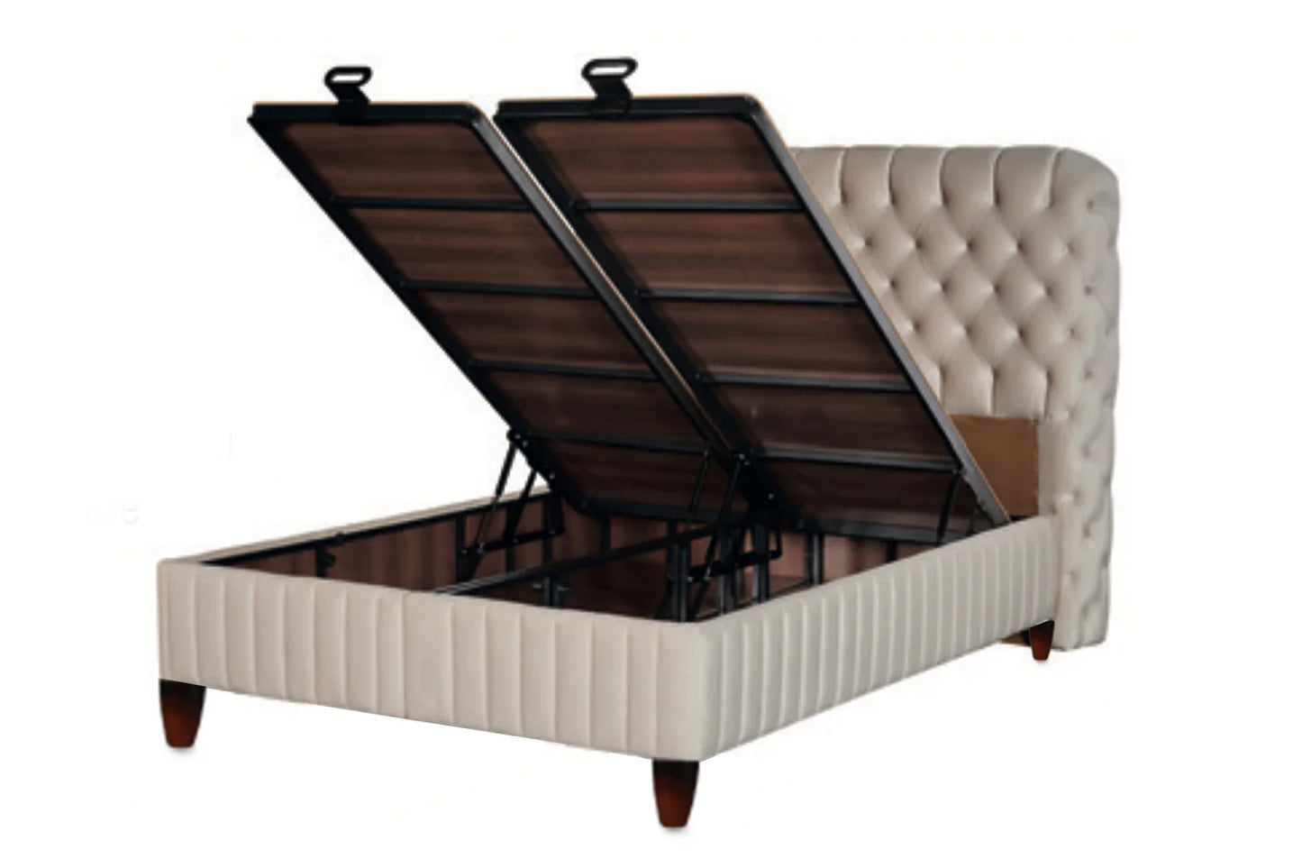 Fluffy Boxspring Set