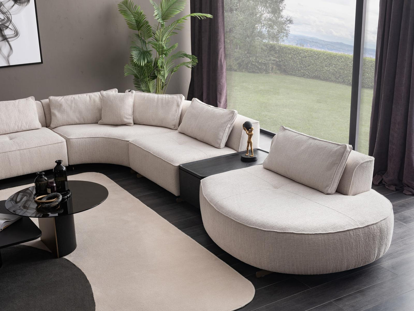 Grande Corner Sofa Linker Arm Module (G2)  B:126 H:70 D:105