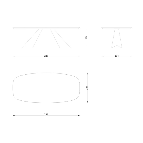 Vogue Eettafel (238/208)